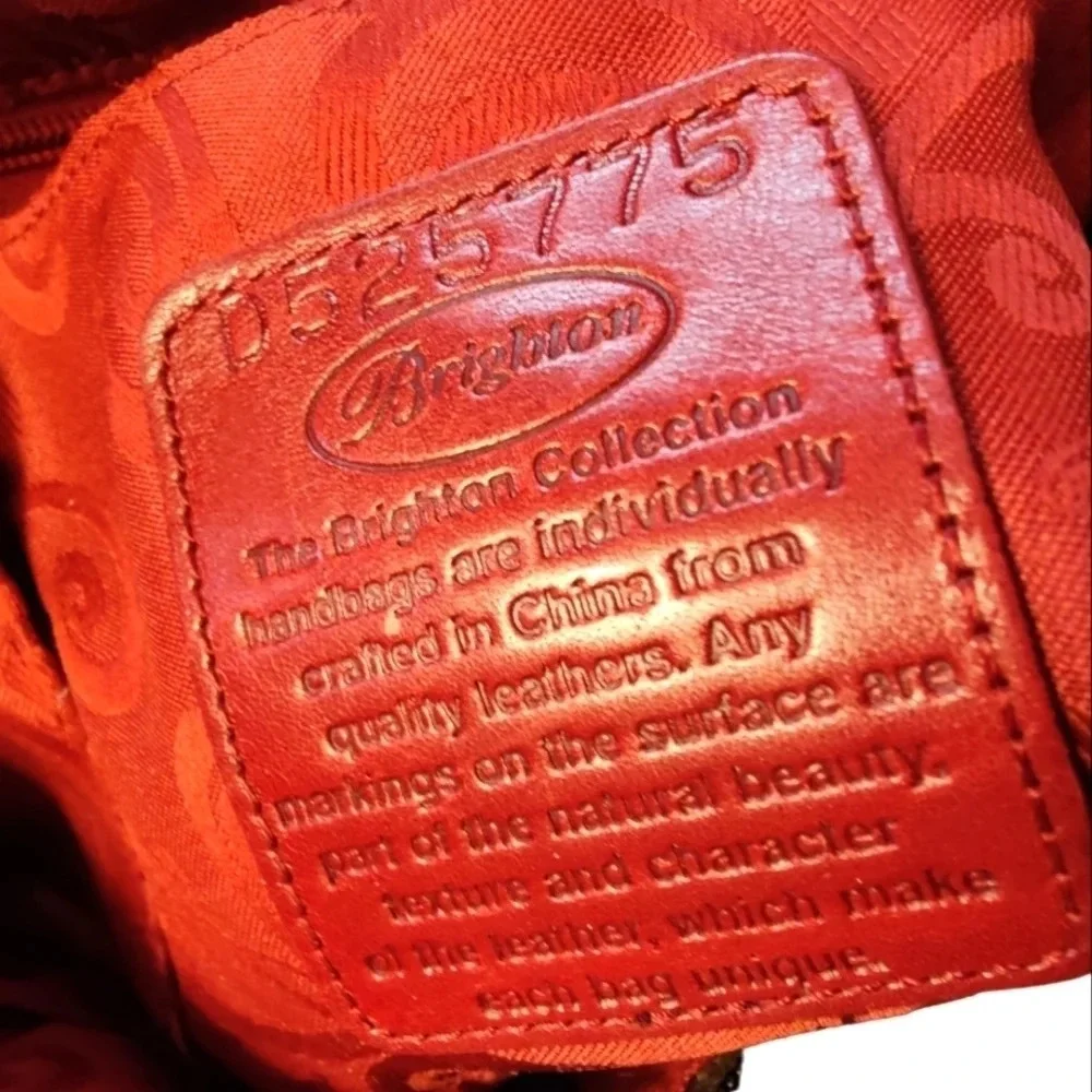 Brighton Croco Short Tote Bag EUC ❤️ - Picture 13 of 15